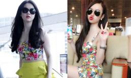 Ngọc Trinh, Angela Phương Trinh đụng áo siêu ngắn hở eo thon