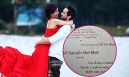 Ca sỹ Mai Khôi bất ngờ lộ thiệp cưới với bạn trai Tây