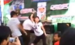 "Hot girl" thôn "quẩy" cực sung ở đám cưới quê