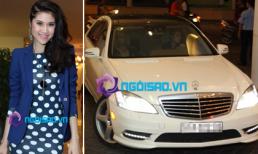 Bạn gái Vĩnh Thuỵ cầm lái siêu xe 7 tỷ đi dự tiệc