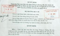 Bộ Y tế bất ngờ khai tử Ban soạn thảo "quy định ngực lép"