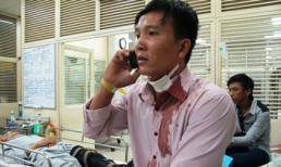 Hai phụ huynh bất ngờ bị cắt cổ trước cổng trường