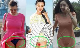 Hàng loạt mỹ nhân thế giới "gặp nạn" vì gió