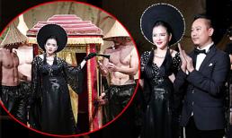 Lý Nhã Kỳ mặc áo dài tiền tỷ diễn show "khủng" của Võ Việt Chung