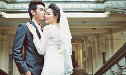 Lã Thiên Cầm ngọt ngào ảnh cưới cùng Lý Quốc Huy
