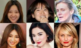 "Giật mình" khi sao lột lớp "mặt nạ" trang điểm (P2)