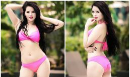 Lại Hương Thảo khoe body săn chắc với bikini hồng rực