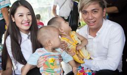 Quế Vân rạng rỡ đi tặng quà trung thu cho trẻ nhỏ