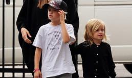 Hai công chúa nhà Jolie bị nhầm là... hai anh em