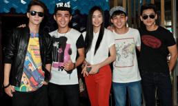 Ngô Thanh Vân mặt mộc, dẫn "gà cưng" đi cúng tổ