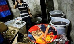 Cận cảnh quá trình SX bánh Trung thu bẩn ở Trung Quốc