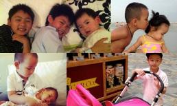 Nhóc tì nhà sao Việt "chăm sóc" các em cực đáng yêu