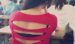 Bức ảnh sinh viên mặc lộ nội y gây xôn xao dân mạng