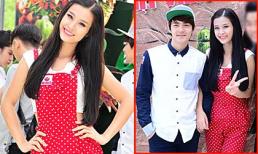 Đông Nhi điện đồ “đỏ chót” cùng Ông Cao Thắng đi xem phim