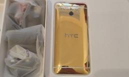 Lộ diện ảnh thực tế HTC One mini dát vàng siêu xa xỉ