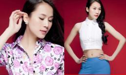 Thái Hà khéo khoe vòng eo với crop-top biến thể