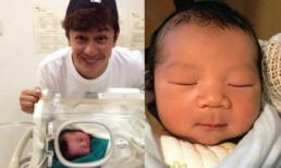 Trần Hạo Dân hạnh phúc khoe quý tử mới chào đời