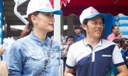 "Siêu vòng 3" Lan Hương "đội nắng", bán nước suối cùng Hoài Linh