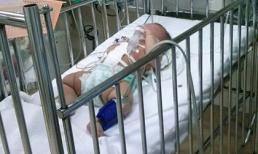 Nghi án bố đâm con 3 tháng tuổi lòi ruột rồi cứa cổ tự tử