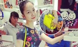 Linh Nga 'mê mệt' túi Michael Kors giá rẻ