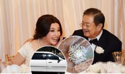 Cận cảnh nhẫn cưới khủng, xế xịn trong đám cưới của Lưu Hiểu Khánh