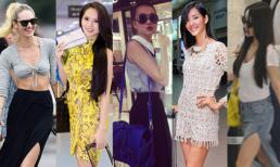 "Soi" style đường phố & sân bay của sao Âu Á tuần qua (P10)