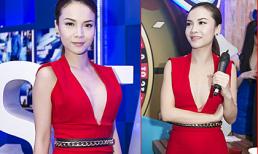 Yến Trang diện jumpsuit xẻ ngực đầy gợi cảm