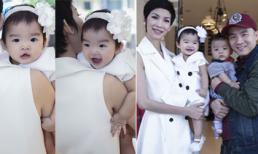 Xuân Lan và Đỗ Mạnh Cường hạnh phúc bên hai 'thiên thần' đáng yêu