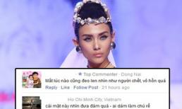 Võ Hoàng Yến bị 'ném đá' khi diễn áo cưới 'mặt như đưa đám'