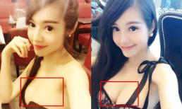 'Choáng' Elly Trần nhỡ tay photoshop mất khe ngực