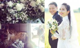 Bạn bè, người thân tất bật kết hoa, chuẩn bị cho đám cưới của Kim Hiền