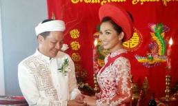 Hot: Vợ chồng Kim Hiền diện áo dài làm lễ cưới ở Mỹ