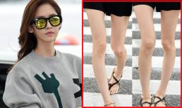  YoonA (SNSD) tự tin khoe chân vòng kiềng tong teo như que củi