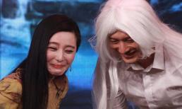 Phạm Băng Băng phì cười vì hôn 'ma nữ tóc bạc' Huỳnh Hiểu Minh