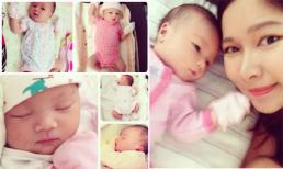 Duy Uyên (Mắt Ngọc) lại khoe loạt ảnh vô cùng dễ thương của con gái