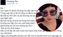 Thu Phượng nghẹn ngào trước sự ra đi của bố chồng cũ - Thành Trung