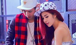 Thúy Khanh ăn mặc quyến rũ chỉnh nhạc cùng Hồ Quang Hiếu 