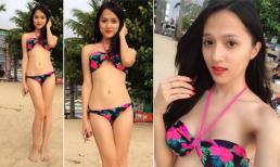 Hương Giang Idol khoe body đẹp ngẩn ngơ với đồ tắm