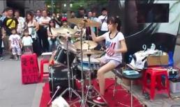 Hot girl đánh trống cực đỉnh