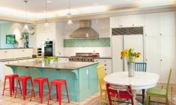 Nghệ thuật phối màu cho phòng bếp thêm nhiều cảm hứng