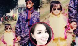 Tâm Tít khoe ảnh lúc nhỏ 'ngầu giống xã hội đen' 