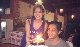 Trúc Diễm mừng sinh nhật người yêu điển trai giữa quán ăn