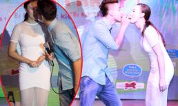 Đông Hùng hôn bạn gái Phương Linh trước mặt khán giả thủ đô