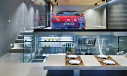 Chơi ngông 'nhét' gara trong phòng khách