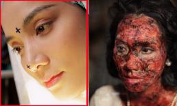 'Sốc' trước gương mặt bị 'biến dạng' của Trang Nhung trong phim mới