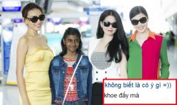 Bức ảnh Ngọc Trinh chụp với bé gái da màu gây tranh cãi