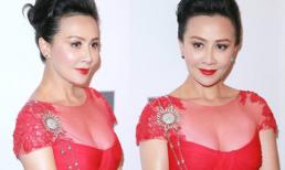 U50 Lưu Gia Linh khoe vẻ gợi cảm 'chết người' với váy ren đỏ