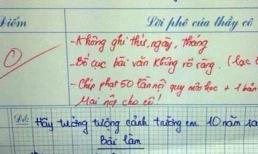 Bài Văn 0 điểm hút hàng trăm nghìn lượt like