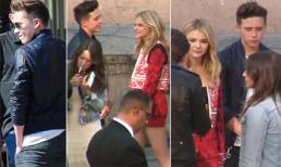 Con trai cả nhà Becks bảnh bao 'tháp tùng' bạn gái đi sự kiện