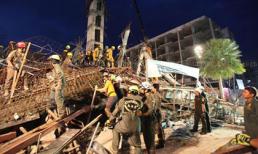 Sập nhà 6 tầng đang thi công, 22 người thương vong